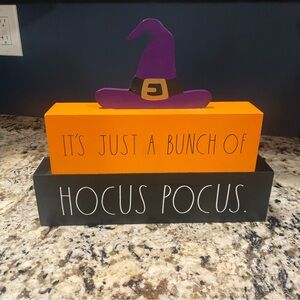 Rae Dunn Halloween Decor “It’s Just a Bunch of Hocus Pocus” Sign